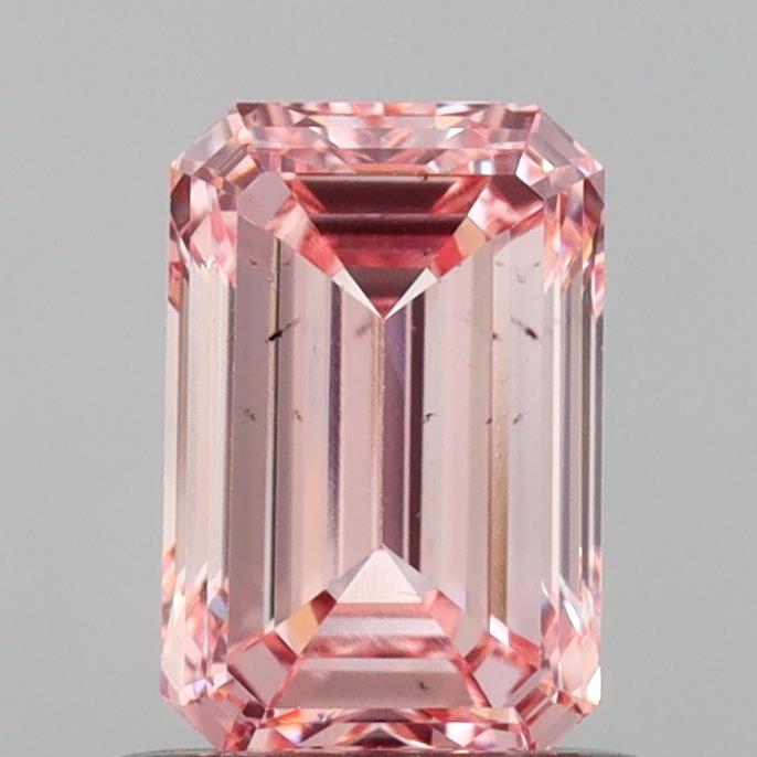 0.84 Ct. Fancy Intense Pink Emerald Lab Grown Diamond