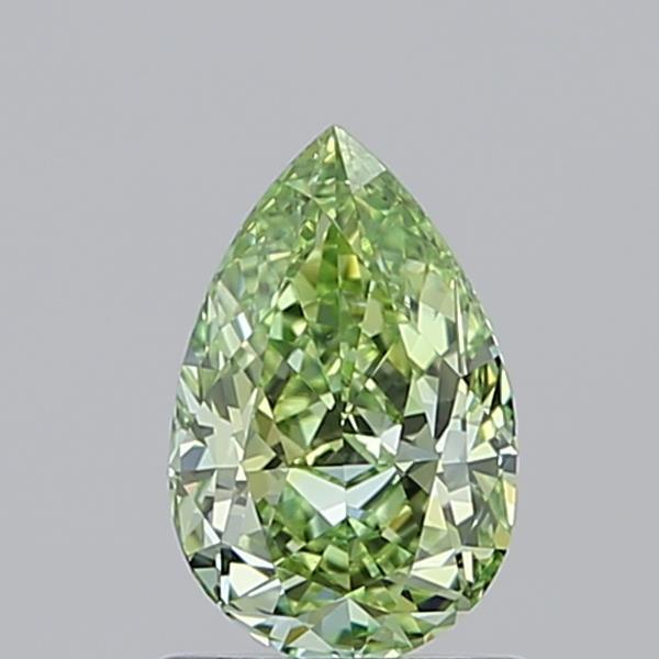 1.01 Ct. Fancy Vivid Green Pear Lab Grown Diamond