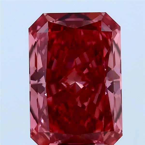 2.60 Ct. Fancy Vivid Pink Radiant Lab Grown Diamond