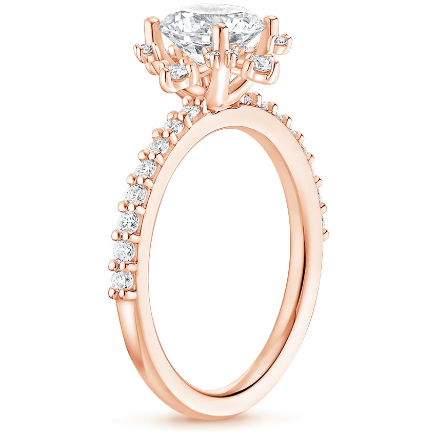 14K Rose Gold Arabella Diamond Ring (1/3 ct. tw.), large side view