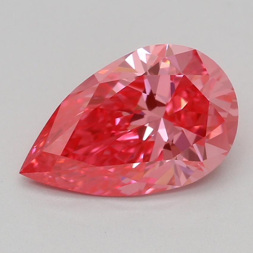 1.04 Ct. Fancy Vivid Pink Pear Lab Grown Diamond