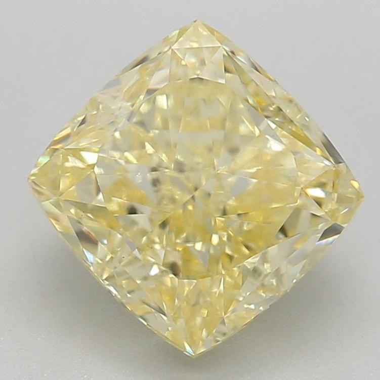 1.59 Ct. Fancy Intense Yellow Cushion Lab Grown Diamond