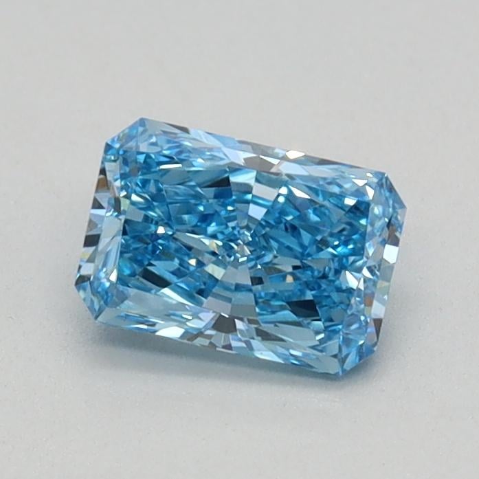 0.41 Ct. Fancy Vivid Blue Radiant Lab Grown Diamond