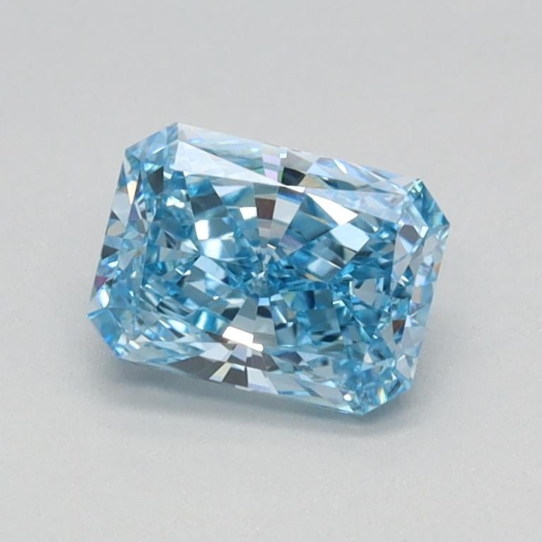 0.70 Ct. Fancy Vivid Blue Radiant Lab Grown Diamond