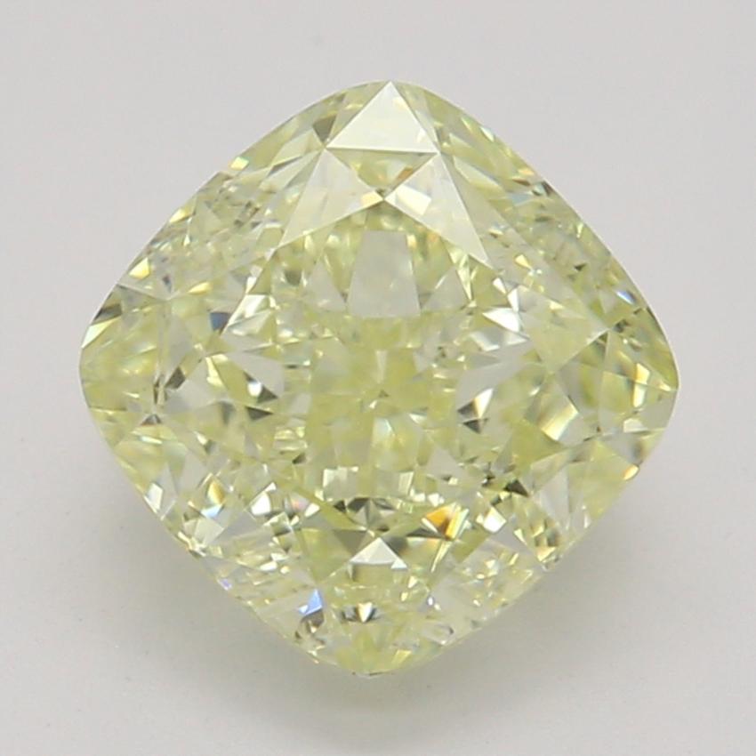 1.03 Ct. Fancy Light Yellow Cushion Diamond