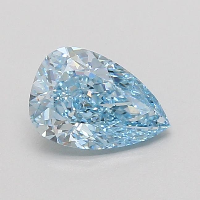 1.04 Ct. Fancy Vivid Blue Pear Lab Grown Diamond