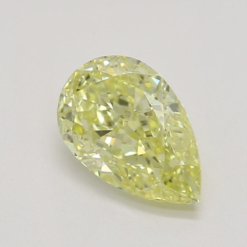 0.70 Ct. Fancy Intense Yellow Pear Diamond