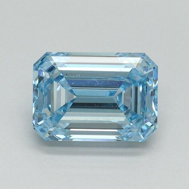 1.04 Ct. Fancy Vivid Blue Emerald Lab Grown Diamond
