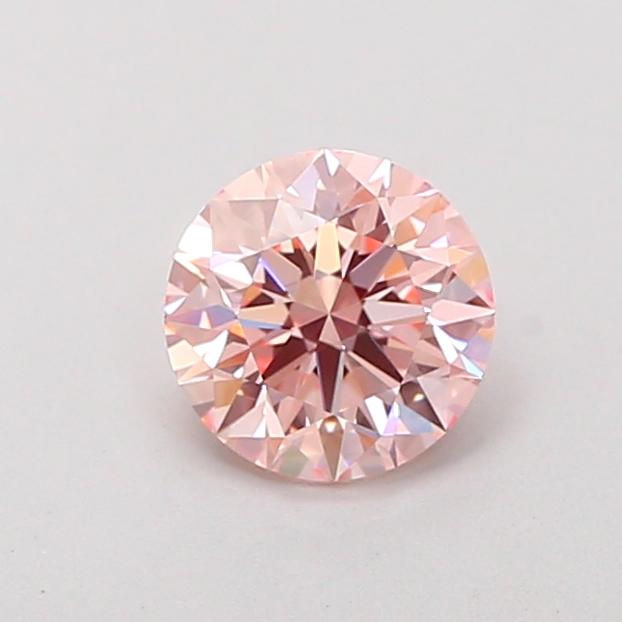 0.95 Ct. Fancy Intense Pink Round Lab Grown Diamond