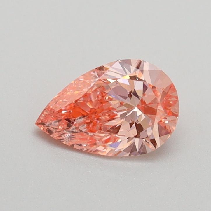 0.50 Ct. Fancy Vivid Pink Pear Lab Grown Diamond