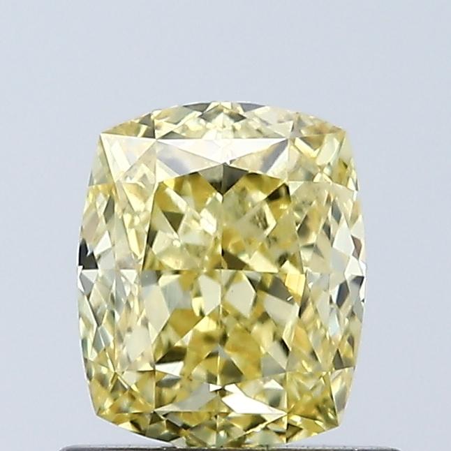1.01 Ct. Fancy Intense Yellow Cushion Lab Grown Diamond