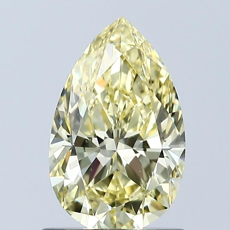 1.02 Ct. Fancy Intense Yellow Pear Lab Grown Diamond