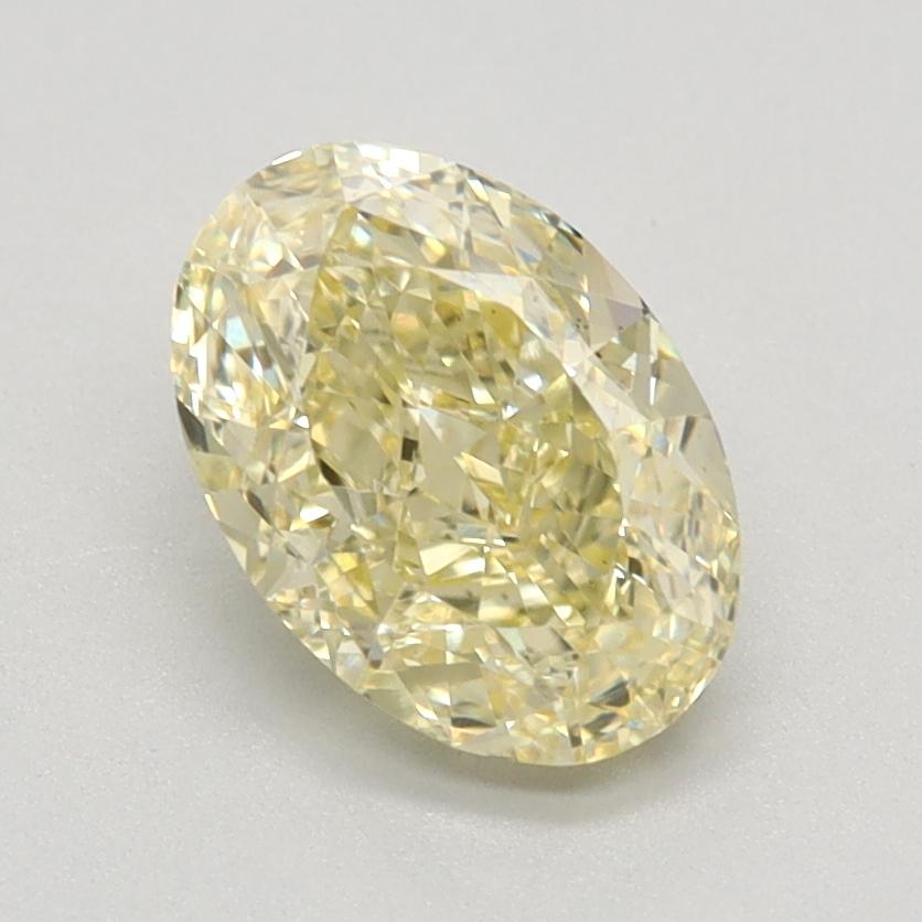 1.31 Ct. Fancy Intense Yellow Oval Lab Grown Diamond
