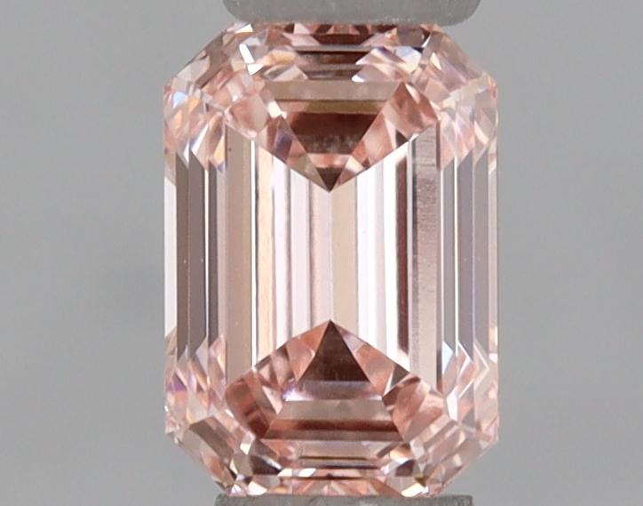 0.46 Ct. Fancy Intense Pink Emerald Lab Grown Diamond