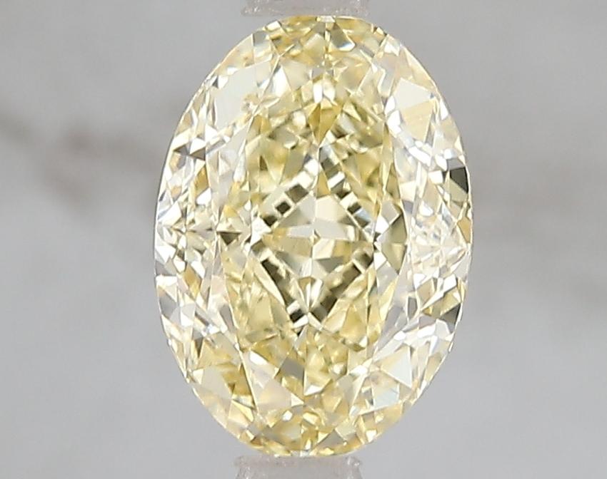 2.10 Ct. Fancy Intense Yellow Oval Lab Grown Diamond