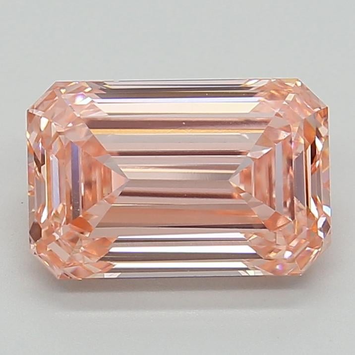 3.88 Ct. Fancy Intense  Pink Emerald Lab Grown Diamond