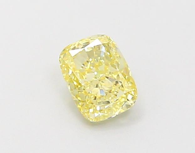 0.43 Ct. Fancy Yellow Cushion Lab Grown Diamond