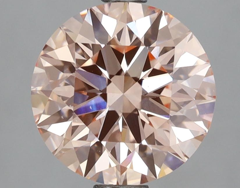 2.51 Ct. Fancy Intense Pink Round Lab Grown Diamond