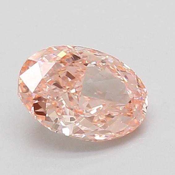 1.00 Ct. Fancy Vivid Pink Oval Lab Grown Diamond