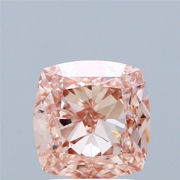 2.51 Ct. Fancy Intense Pink Cushion Lab Grown Diamond