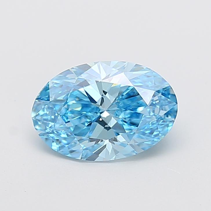 2.08 Ct. Fancy Vivid Blue Oval Lab Grown Diamond