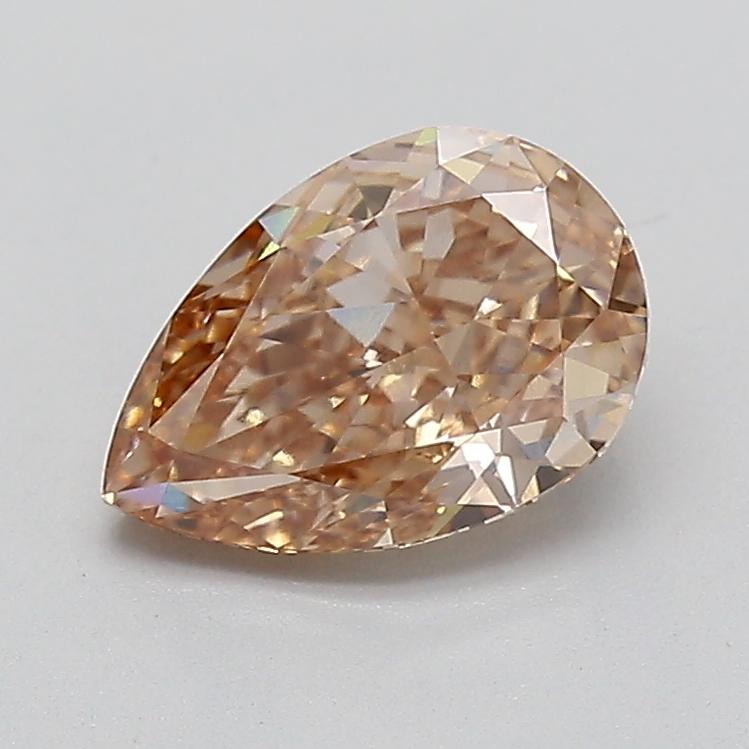 1.51 Ct. Fancy Light  Brown Pear Lab Grown Diamond