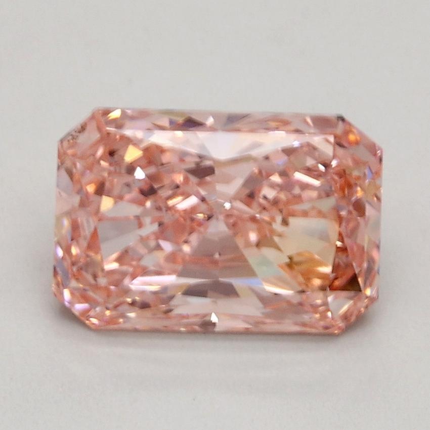1.70 Ct. Fancy Intense Pink Radiant Lab Grown Diamond