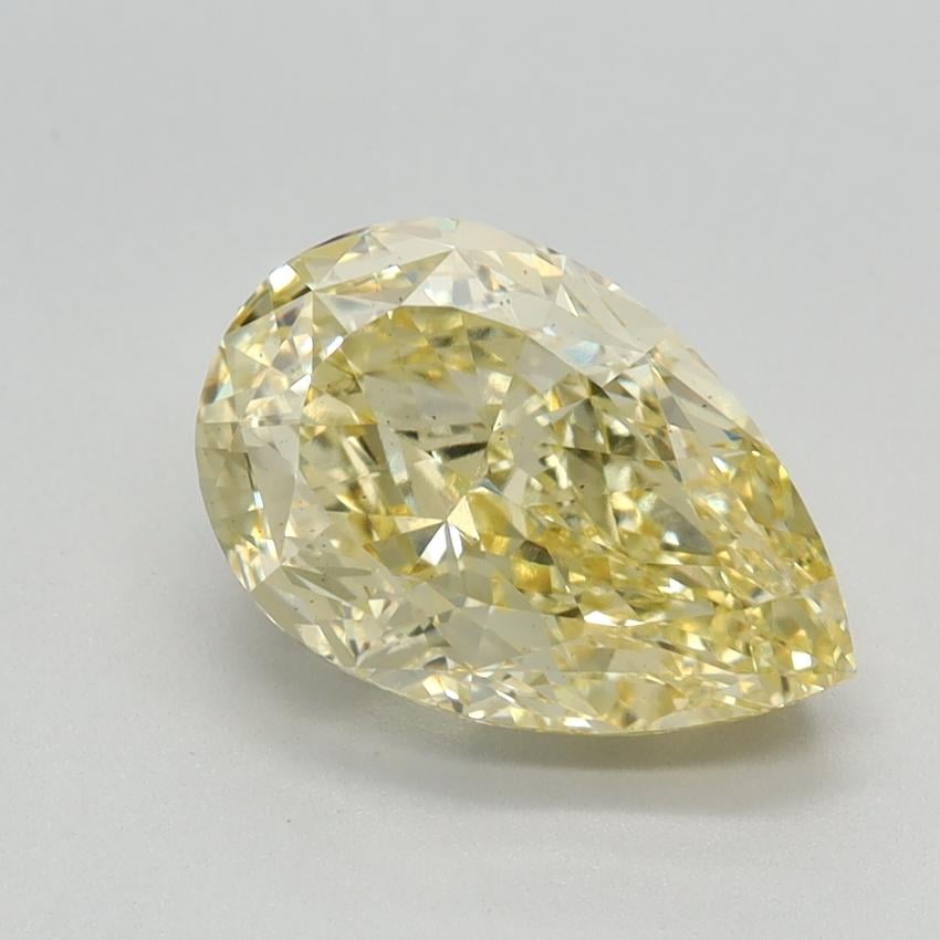 2.20 Ct. Fancy Intense Yellow Pear Lab Grown Diamond