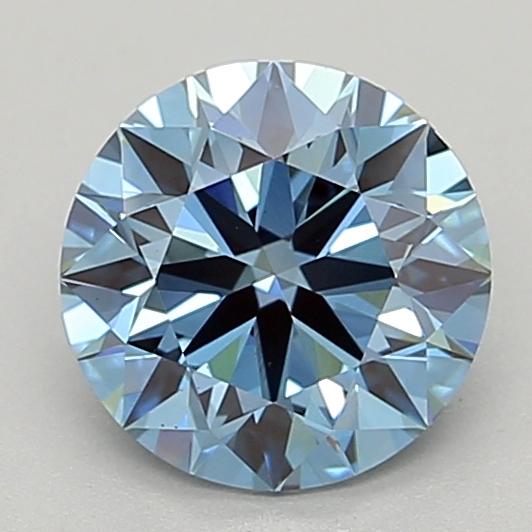 1.97 Ct. Fancy Vivid  Blue Round Lab Grown Diamond