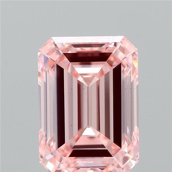 2.03 Ct. Fancy Vivid Pink Emerald Lab Grown Diamond