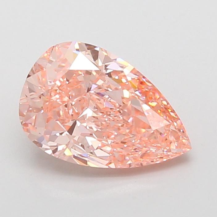 2.00 Ct. Fancy Vivid Pink Pear Lab Grown Diamond