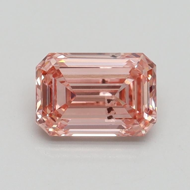0.88 Ct. Fancy Intense Pink Emerald Lab Grown Diamond