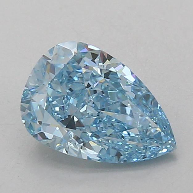 1.53 Ct. Fancy Vivid Blue Pear Lab Grown Diamond