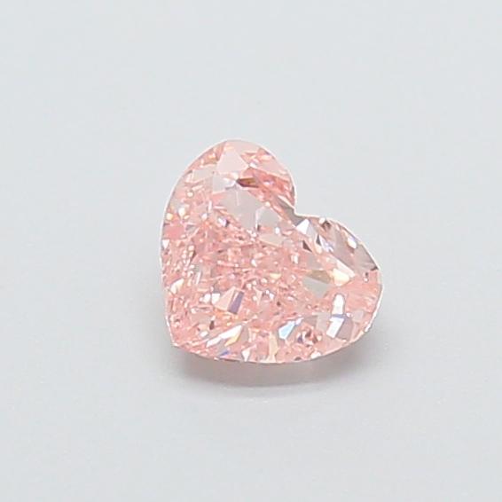 0.47 Ct. Fancy Intense  Pink Heart Lab Grown Diamond