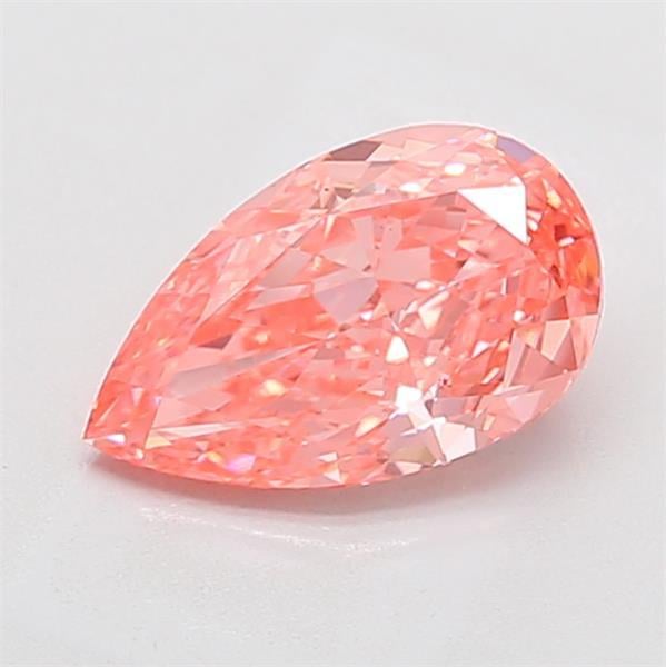 2.08 Ct. Fancy Vivid Pink Pear Lab Grown Diamond