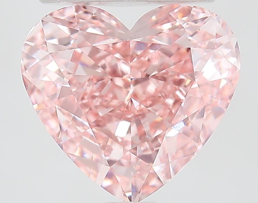 3.02 Ct. Fancy Pink Heart Lab Grown Diamond