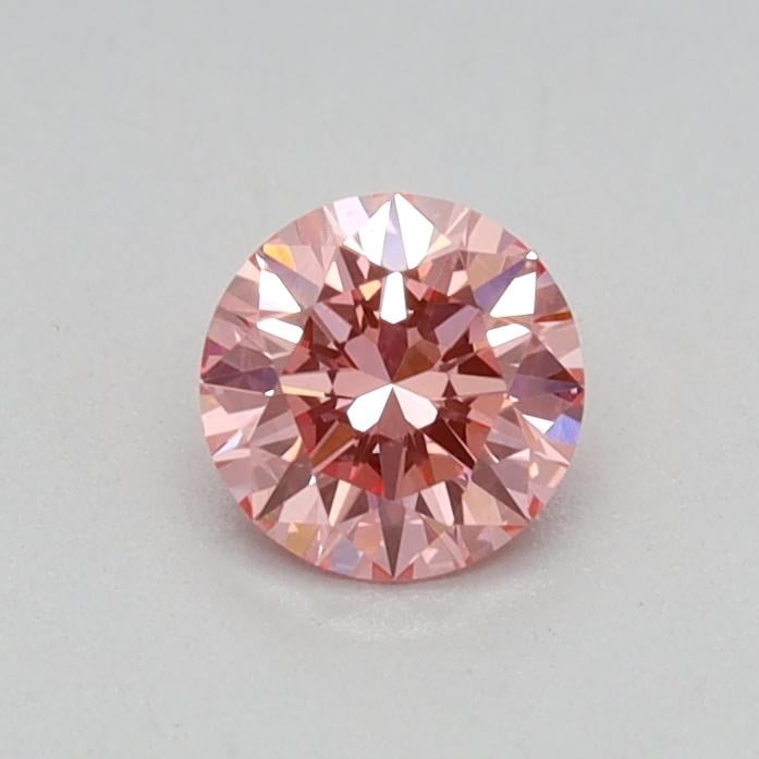 0.28 Ct. Fancy Vivid Pink Round Lab Grown Diamond