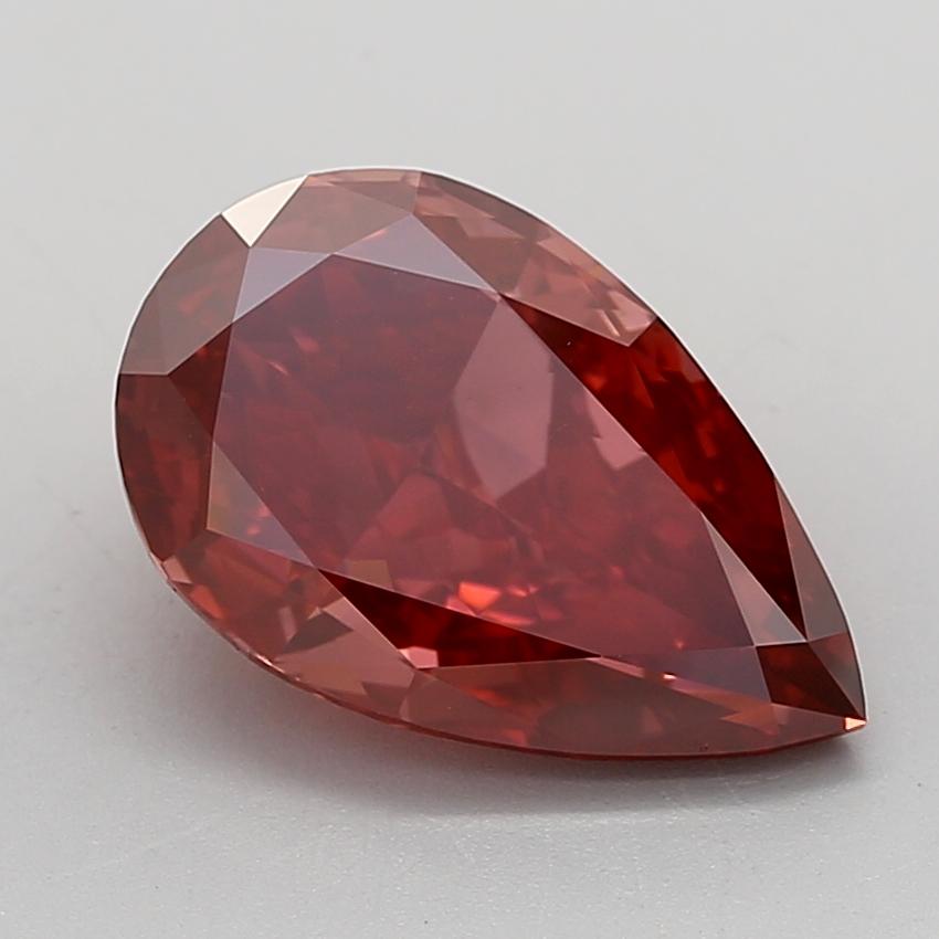 4.88 Ct. Fancy Vivid  Red Pear Lab Grown Diamond