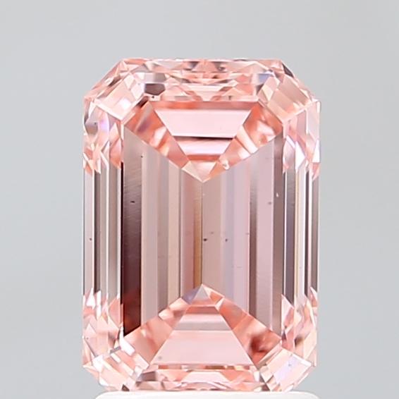 2.01 Ct. Fancy Intense Pink Emerald Lab Grown Diamond