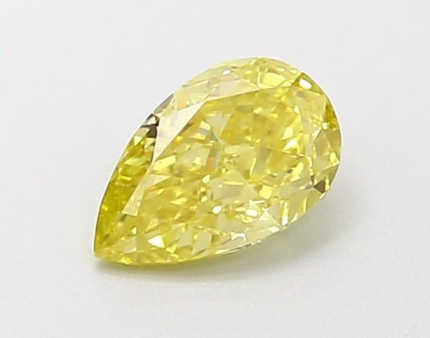0.41 Ct. Fancy Intense Yellow Pear Lab Grown Diamond