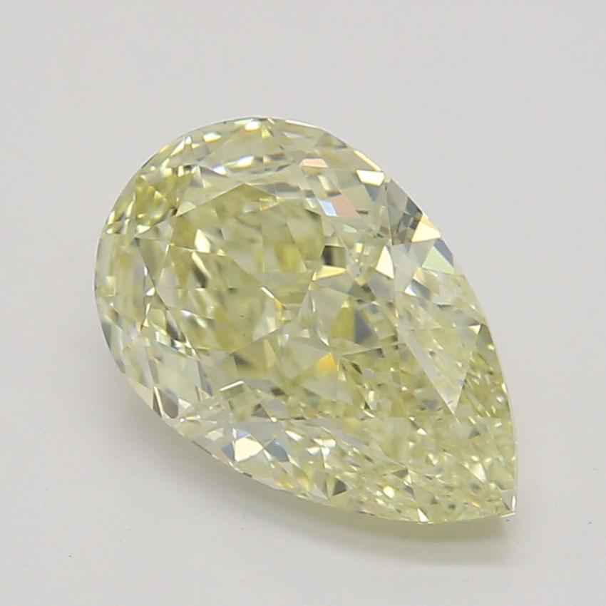 0.94 Ct. Fancy Light Yellow Pear Diamond