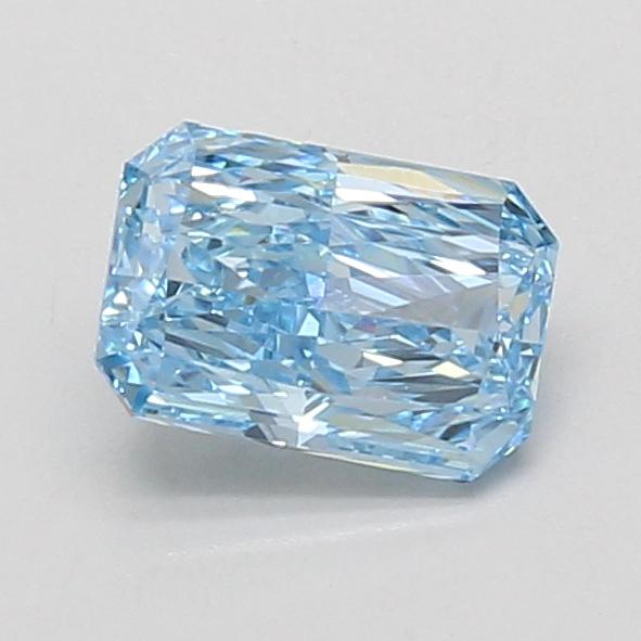 1.06 Ct. Fancy Vivid Blue Radiant Lab Grown Diamond
