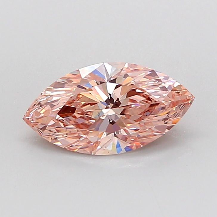 1.20 Ct. Fancy Intense Brownish Pink Marquise Lab Grown Diamond