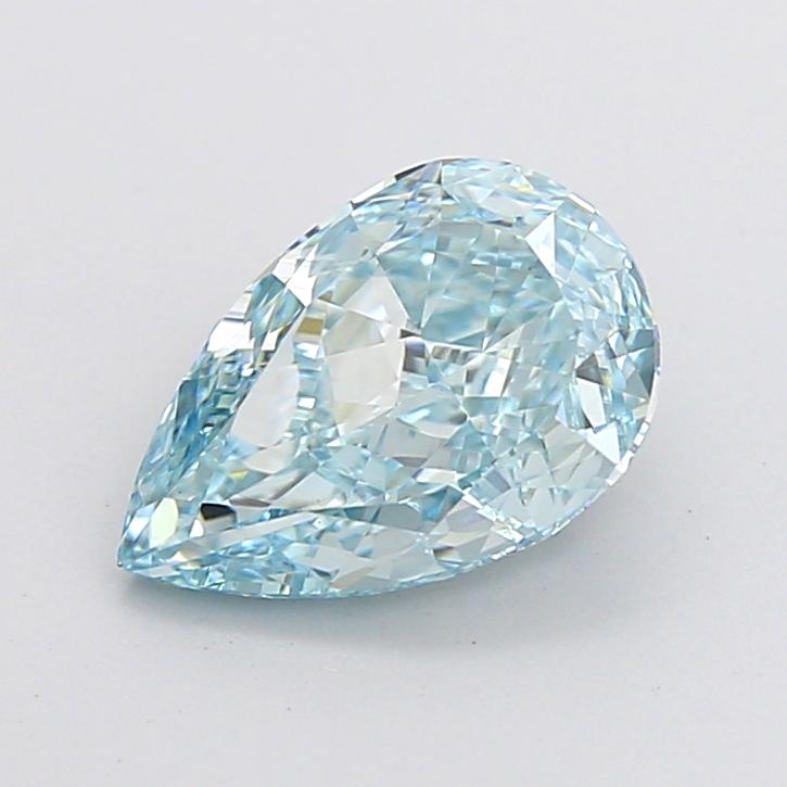 2.51 Ct. Fancy Intense  Blue Pear Lab Grown Diamond