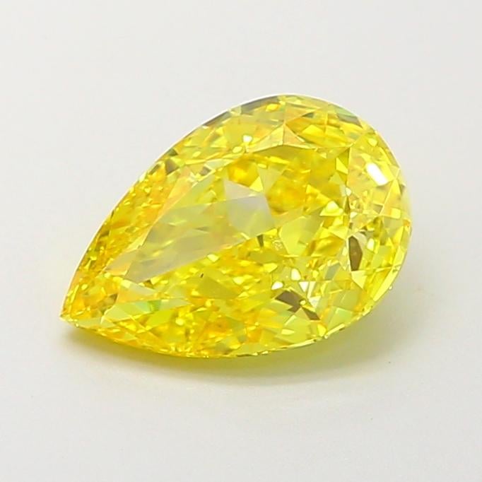 1.84 Ct. Fancy Vivid Pear Lab Grown Diamond