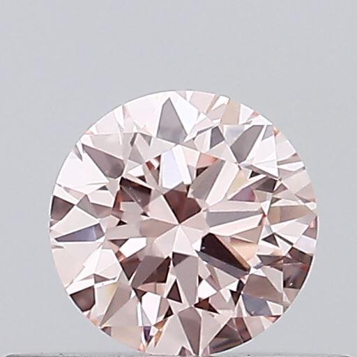 0.35 Ct. Fancy Intense Pink Round Lab Grown Diamond
