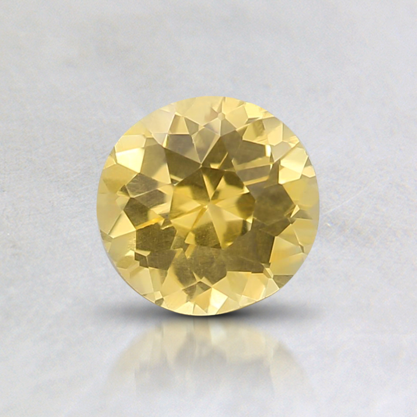 5.5mm Yellow Round Sapphire