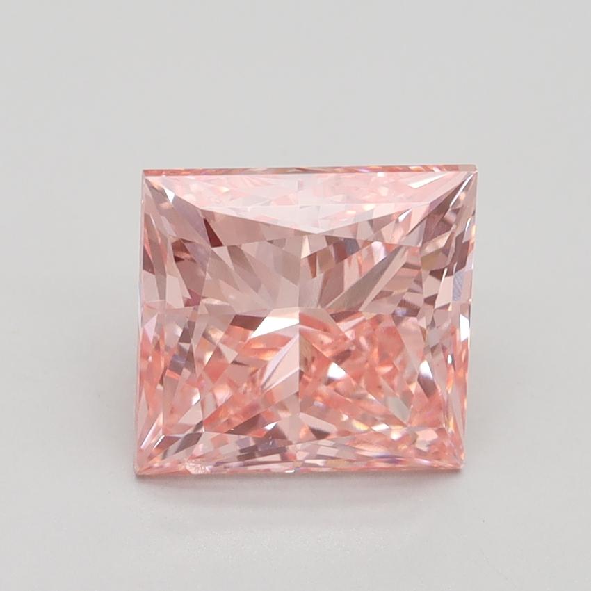 3.01 Ct. Fancy Intense Pink Princess Lab Grown Diamond