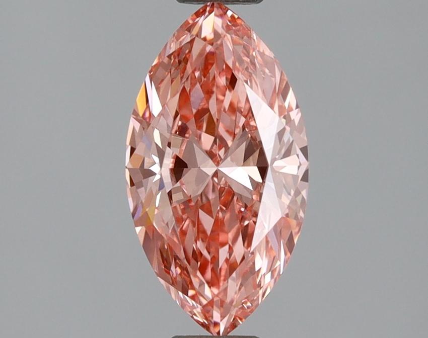 1.01 Ct. Fancy Vivid Pink Marquise Lab Grown Diamond
