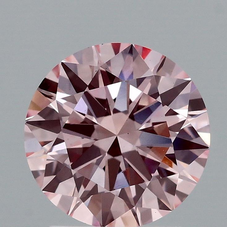 2.02 Ct. Fancy Intense Pink Round Lab Grown Diamond